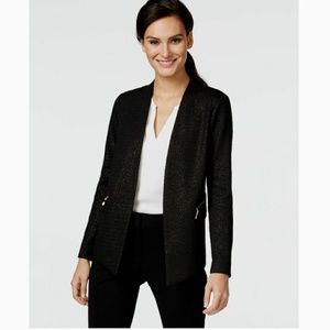Alfani BLACK & GOLD Metallic Lapel Blazer NWT